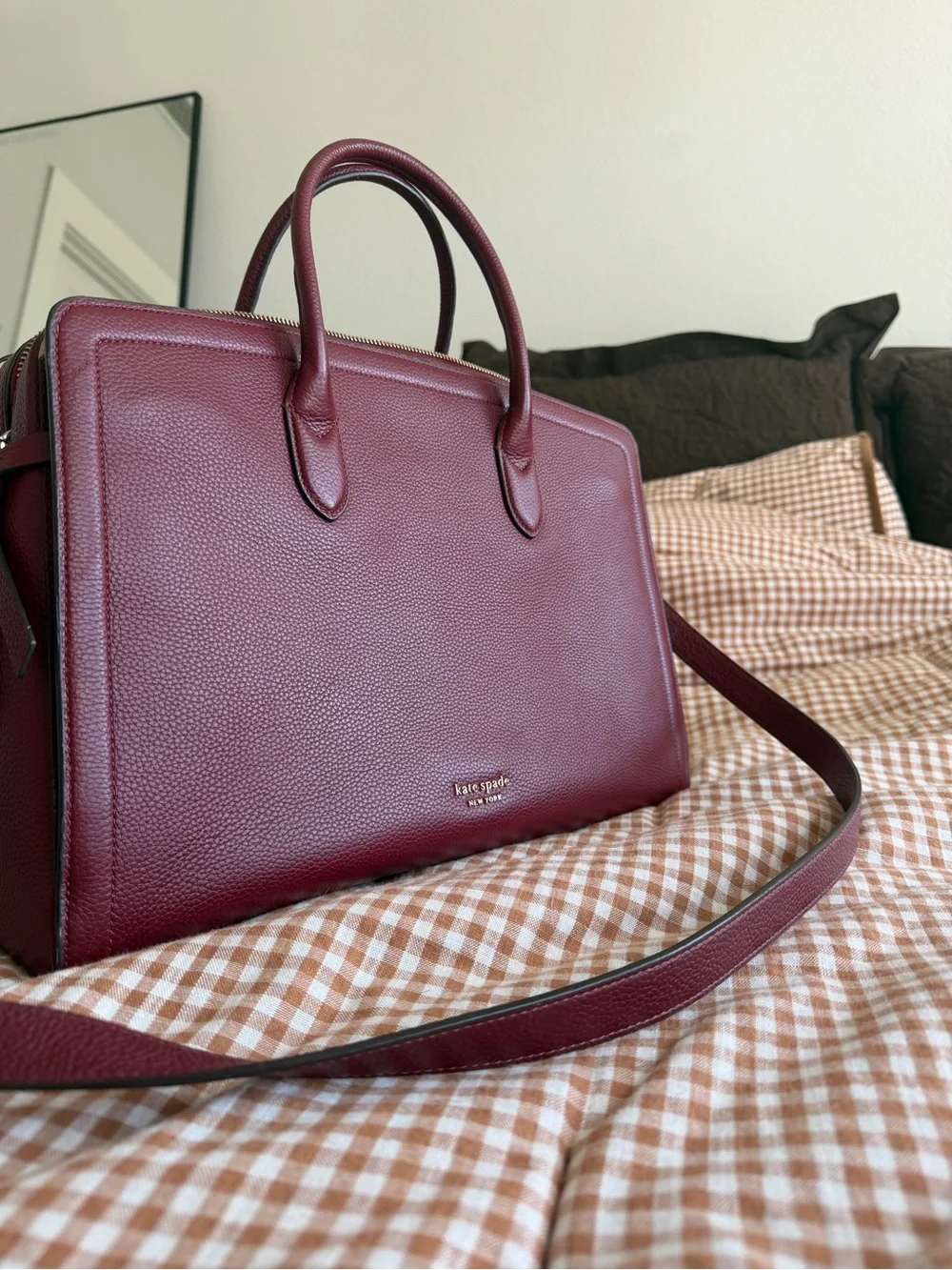 kate spade Knott Laptop Bag, Red